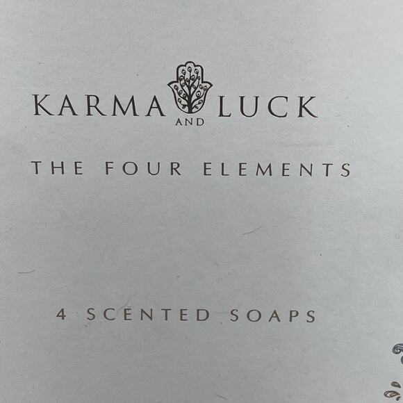 Karma and Luck Aura Clarity Four Elements Soaps Air Water Fire Earth Dead Sea - Picture 7 of 7